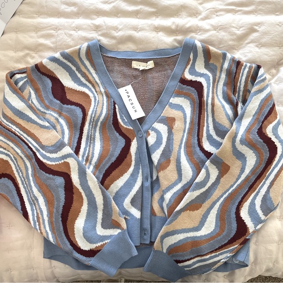 PACSUN LA HEARTS Cardigan Sweater Size L NWT - Picture 1 of 2